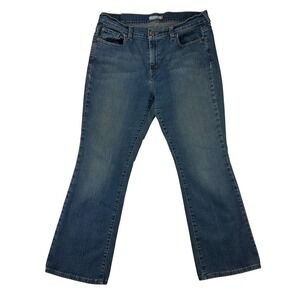 Levi's 515 Bootcut Jeans Womens 12 Short Blue Medium Wash Stretch Denim VTG Y2K